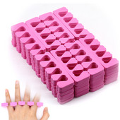50 komada Nail Art Separator za nožne prste Foots Spužva Separators Mekani gel UV lak Pribor za salon za nokte Pedikura Pribor za manikuru Alati