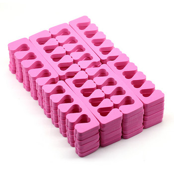50 τμχ Nail Art Toe Separator Foots Sponge Separators Soft Gel UV Polish Nail Salon Supplies Pedicure Αξεσουάρ μανικιούρ Εργαλεία