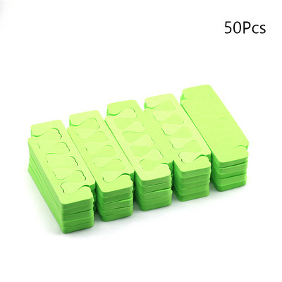 50 komada Nail Art Separator za nožne prste Foots Spužva Separators Mekani gel UV lak Pribor za salon za nokte Pedikura Pribor za manikuru Alati