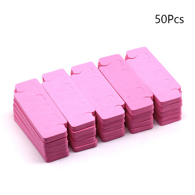 50 komada Nail Art Separator za nožne prste Foots Spužva Separators Mekani gel UV lak Pribor za salon za nokte Pedikura Pribor za manikuru Alati