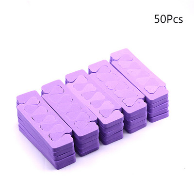 50 komada Nail Art Separator za nožne prste Foots Spužva Separators Mekani gel UV lak Pribor za salon za nokte Pedikura Pribor za manikuru Alati