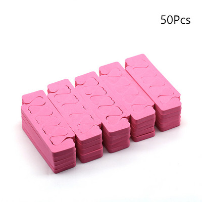 50 komada Nail Art Separator za nožne prste Foots Spužva Separators Mekani gel UV lak Pribor za salon za nokte Pedikura Pribor za manikuru Alati