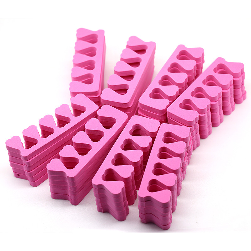 50 komada Nail Art Separator za nožne prste Foots Spužva Separators Mekani gel UV lak Pribor za salon za nokte Pedikura Pribor za manikuru Alati