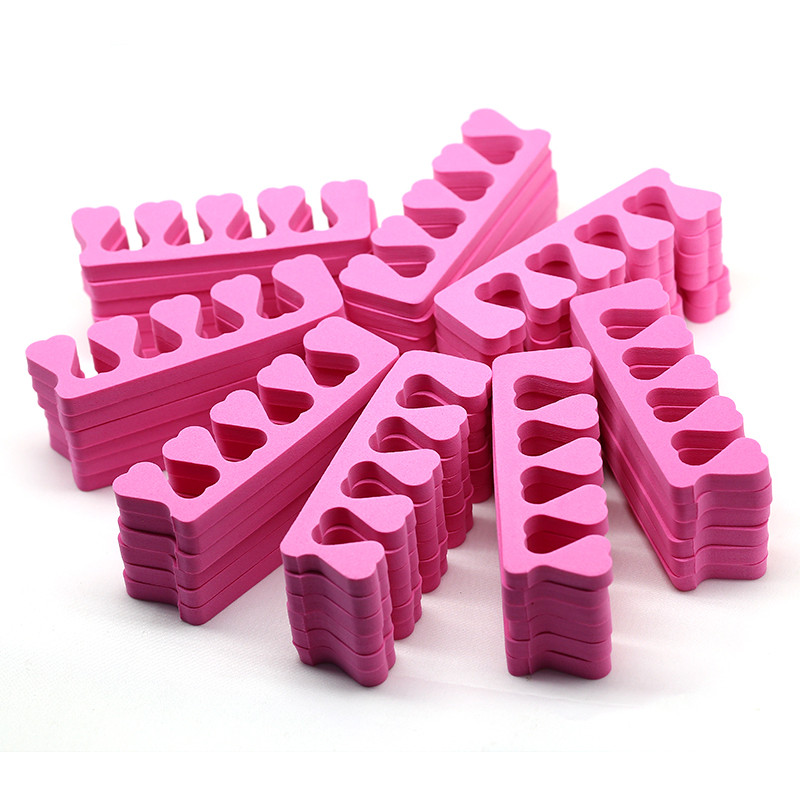 50 komada Nail Art Separator za nožne prste Foots Spužva Separators Mekani gel UV lak Pribor za salon za nokte Pedikura Pribor za manikuru Alati