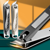 1 бр. Обикновена наклонена ножица за нокти от неръждаема стомана Тример за пръсти на пръстите на краката Маникюр Ножици за нокти Инструмент Ново горещо на едро