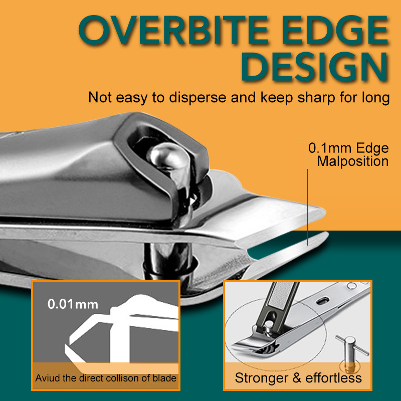 1 ks bežných šikmých klieští na nechty z nehrdzavejúcej ocele, zastrihávač prstov na prstoch na nohách, manikúra, nožnice na nechty, nástroj, nový, horúci, veľkoobchod
