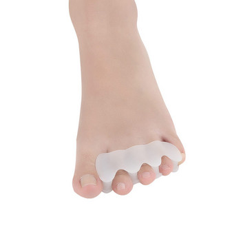 2 τμχ=1 ζεύγος Gel Silicone Hallux Valgus Straightener Toe Spreader Pedicure Foot Care Tool Bunion Corrector Bone Big Toe Protector