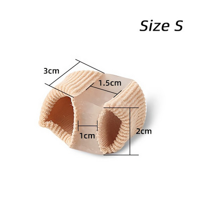 5Gb Silikona gēla āmurs pirkstu spilventiņi Pēdu kopšanas instrumenti Atdalītāji Pirkstu īkšķu regulētājs Hallux Valgus Corrector Bunion taisnotājs