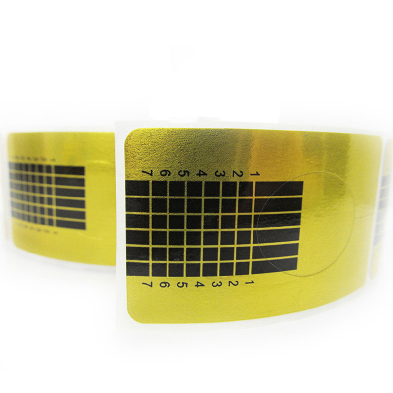 10/20/50PCS Francuski vodič Šablone za manikuru Savjeti za oblikovanje noktiju Akrilni UV gel lak Ekstenzija Oblik za kovrče Naljepnica Graditelj šablona Art