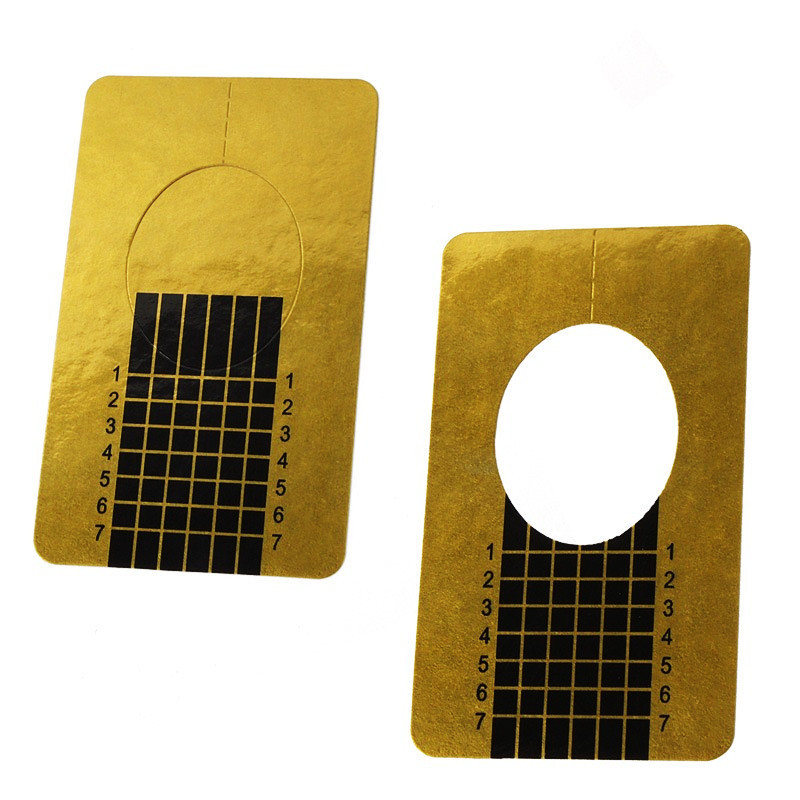 10/20/50PCS Francuski vodič Šablone za manikuru Savjeti za oblikovanje noktiju Akrilni UV gel lak Ekstenzija Oblik za kovrče Naljepnica Graditelj šablona Art