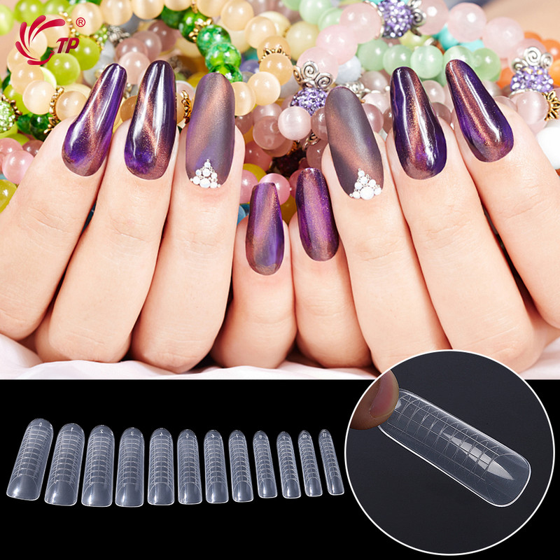 TP 120/5 kom Forme za nokte Umjetnički alati za UV gel Quick Building Forme za produžetke Gornji kalupi Dvostruki oblici Gornji oblici za kalupe za nokte
