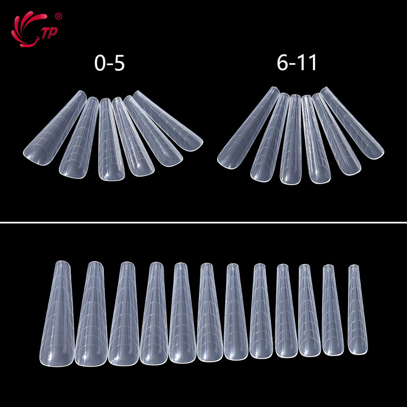 Köröm Kettős Forma Hamis Tippek Hosszabbítás Poly Nail Gel Systemhez UV akril barkács felső formák körmökhöz Forma Körömdíszítés Gyors