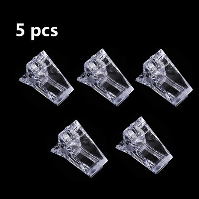TP 120/5 gab Dual Nail Forms Art Clips Instrumenti UV želejai Quick Building Pagarināšanas Veidlapas Augšējās veidnes nagu Veidnēm
