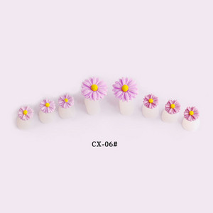 8pcs/Lot Mekani silikonski odvajač za nožne prste Oblik za pregradu za prste Manikura Pedikura Njega Nail Art Držač za cvijeće Dodatak