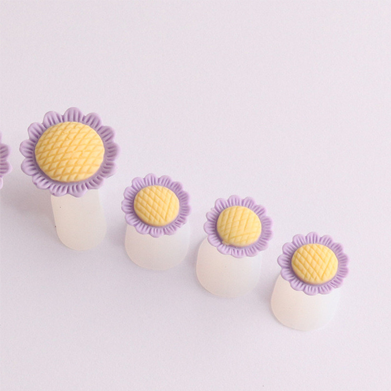 8pcs/Lot Mekani silikonski odvajač za nožne prste Oblik za pregradu za prste Manikura Pedikura Njega Nail Art Držač za cvijeće Dodatak