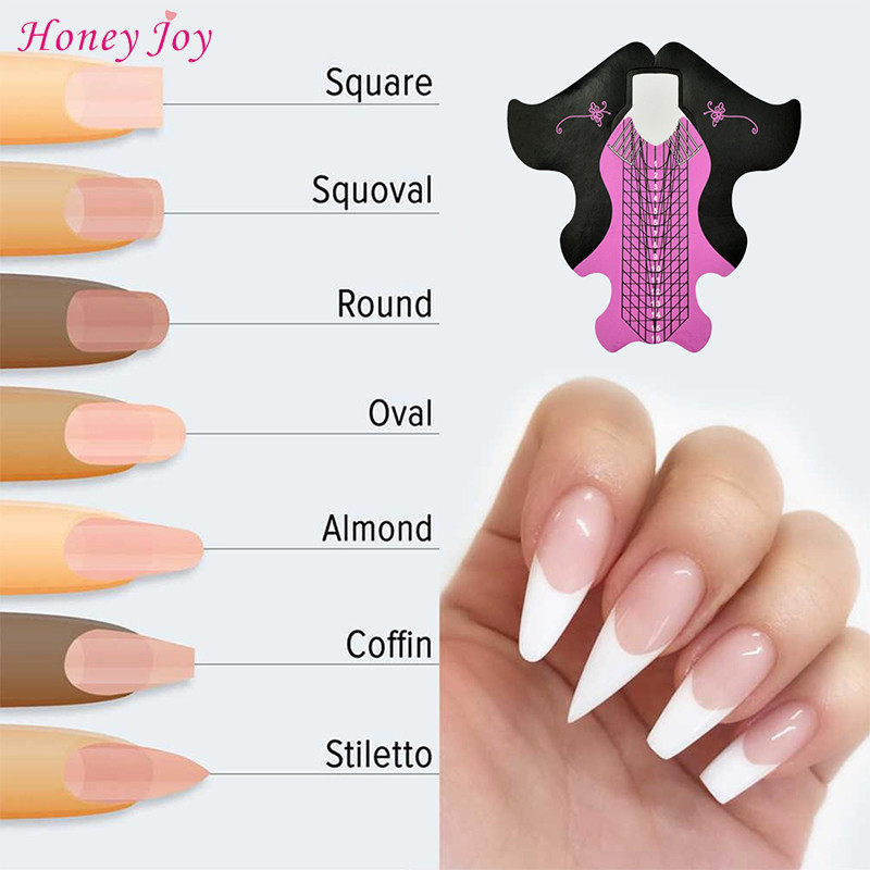 Badu.bg 50 бр./100 бр. Pro Square/Rhombus/Stiletto Най-дълга форма за ...