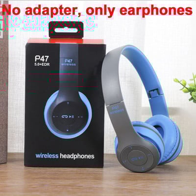 Căști fără fir Bluetooth 5.0, pliabile, HIFI, stereo, bass, pentru copii, fete, cadou, cu microfon, pentru jocuri TV mobil