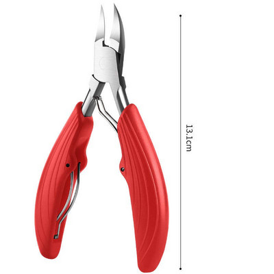 Dispozitiv de tăiat profesional pentru unghii pentru degetele de la picioare Instrument pentru unghii încarnate Unghii groase Dispozitiv de îndepărtare a murdăriei pentru piele moartă Instrument pentru unghii cu lamă curbă super ascuțită