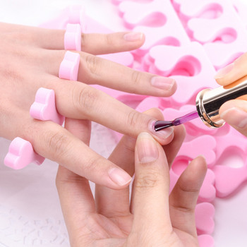 BIUTEE 100/400 τμχ Διαχωριστικά δακτύλων νυχιών Σφουγγάρι Μαλακό UV Gel Polish Tools Fingers Foots Manicure Pendicure Salon Manicure
