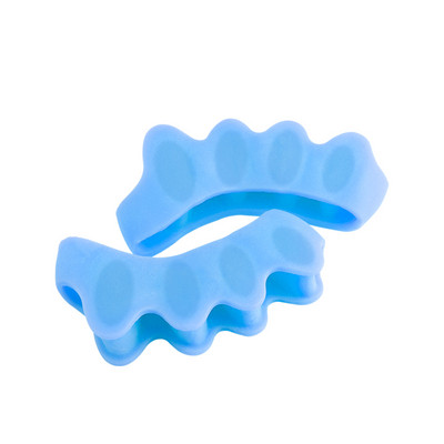 1 pora nagų pirštų skirtuvų silikoninių pėdų pirštų atskyrimo priemonių, lanksčios buniono korektorius tiesintuvo pirštų tarpiklio pėdų priežiūros priemonė