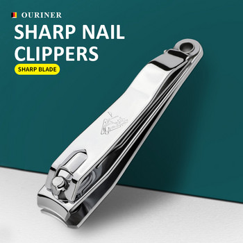 (6 опаковки) Комплект ножици за нокти Най-острата ножица за нокти от неръждаема стомана Duty Curved Edge за възрастни мъже Жени Swing Out Nail Cleaner/Pila