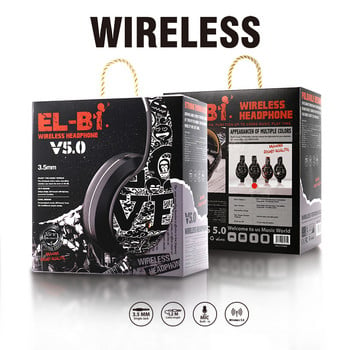 Νέα Fashion Graffiti Headphones Bluetooth 5.0 Headset Wireless Earphone Headphone for Phone IOS Android PC Υποστήριξη Ενσύρματο TF FM