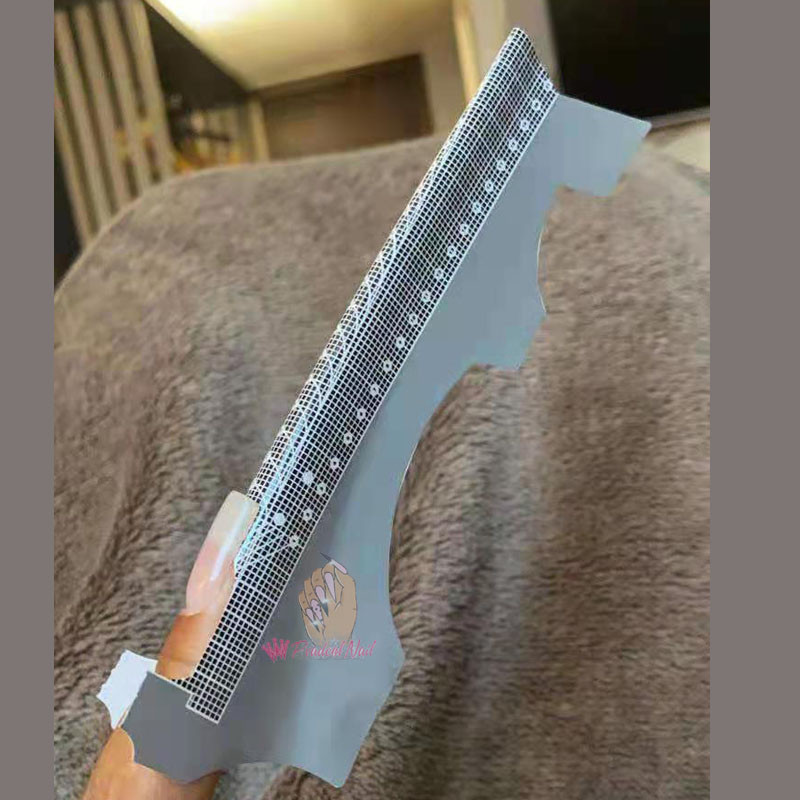 50db Akril Köröm Tippek Hosszabbító XXXL Extra hosszú körömformák Szobrászat útmutató Matricák Papír UV Gél forma Manikűr eszköz