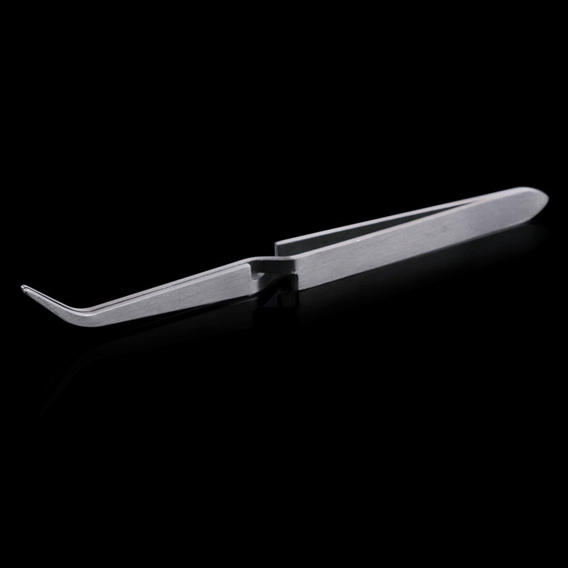 Pinceta za oblikovanje ekstenzija noktiju od nehrđajućeg čelika Kliješta za ukrštene kopče za nokte Fototerapija Alat za oblikovanje ekstenzija noktiju za manikuru