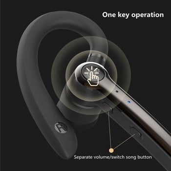 Τα νεότερα ακουστικά Bluetooth 5.2 ασύρματα ακουστικά με ακουστικά υψηλής ευκρίνειας HD με διπλό μικρόφωνο Έξυπνο ακουστικό μείωσης θορύβου για όλα τα έξυπνα τηλέφωνα