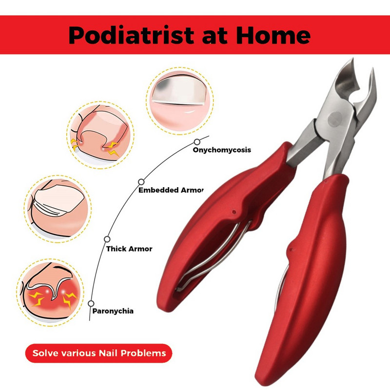 Škare za zanoktice od nehrđajućeg čelika Kliješta za orlov kljun Manikura pedikura Škare za nokte Odstranjivač mrtve kože Alat za njegu noktiju