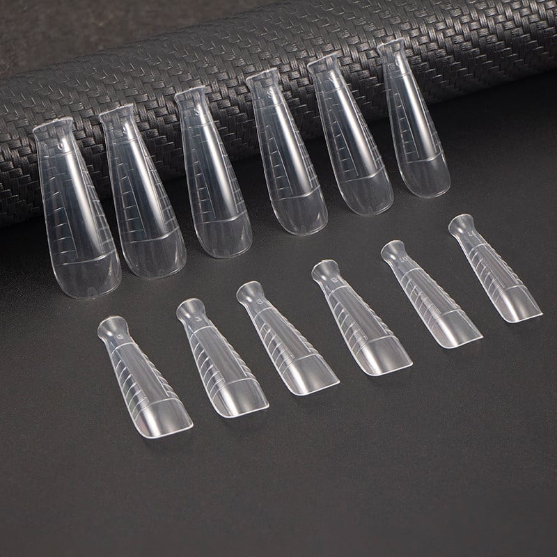 FILI gornji oblici za brzu izgradnju umjetnih savjeta za manikuru noktiju Akrilni kalupi za nadogradnju noktiju za UV gel vrhnje vrhova kalupa Dvostruki oblici