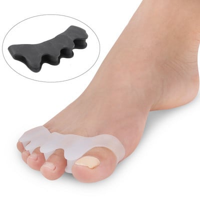 2 τμχ/σετ Σιλικόνη Gel Silicone Thumb Corrector Bunion Toe Protector Separator Hallux Valgus Finger Straightener Foot Care Relief Pads