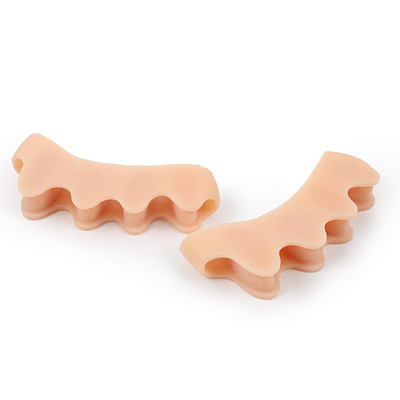 2 buc/set Gel siliconic Corector pentru degetul mare Protector pentru degetele de la picioare Separator Hallux Valgus Îndreptarea degetelor Tampoane pentru îngrijirea picioarelor