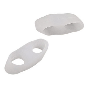 1 ζεύγος Kapmore Toe Separator 2 Holes Silicone Soft Elastic Spacer Toe Straightener Nails Toe Separator για ενήλικες
