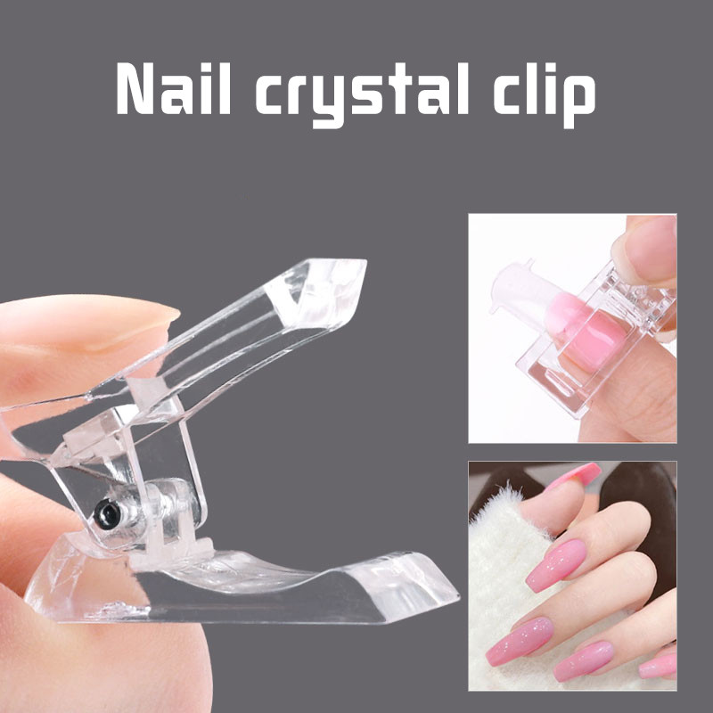 Kristalna kopča za nokte koristi se za pričvršćivanje kopče za prst Plastični dodaci za nokte za manikuru Stezaljke za nokte DIY Art Decoration