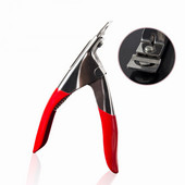 Clipper pentru unghii Manichiură Clemă de tăiat Foarfece portabile de tip U Cuvânt pentru tăiere Instrumente pentru unghii false Patch pentru unghii Foarfece pentru unghii false TR24