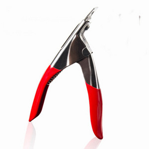 Clipper pentru unghii Manichiură Clemă de tăiat Foarfece portabile de tip U Cuvânt pentru tăiere Instrumente pentru unghii false Patch pentru unghii Foarfece pentru unghii false TR24