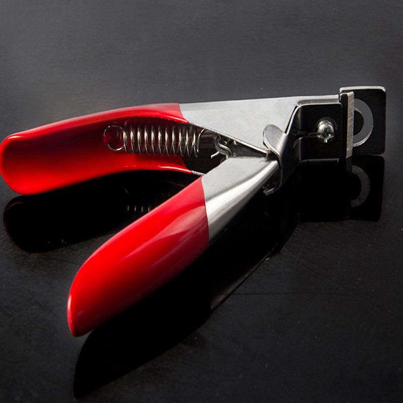 Clipper pentru unghii Manichiură Clemă de tăiat Foarfece portabile de tip U Cuvânt pentru tăiere Instrumente pentru unghii false Patch pentru unghii Foarfece pentru unghii false TR24