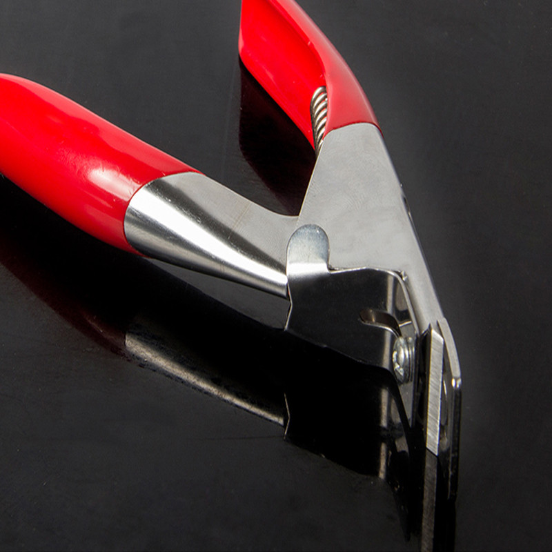 Clipper pentru unghii Manichiură Clemă de tăiat Foarfece portabile de tip U Cuvânt pentru tăiere Instrumente pentru unghii false Patch pentru unghii Foarfece pentru unghii false TR24