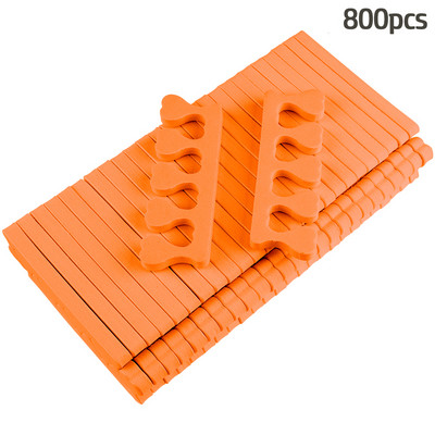 Set odvajača za prste za pedikuru od 800 KOM. Bulk Nail Art odvajači za prste Meka pjena za rastezanje nožnih prstiju za opuštajuće držanje za prste i prste