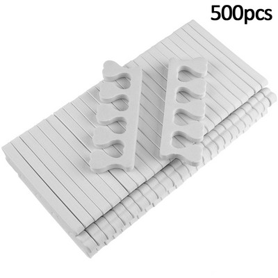 Set odvajača za prste za pedikuru od 800 KOM. Bulk Nail Art odvajači za prste Meka pjena za rastezanje nožnih prstiju za opuštajuće držanje za prste i prste