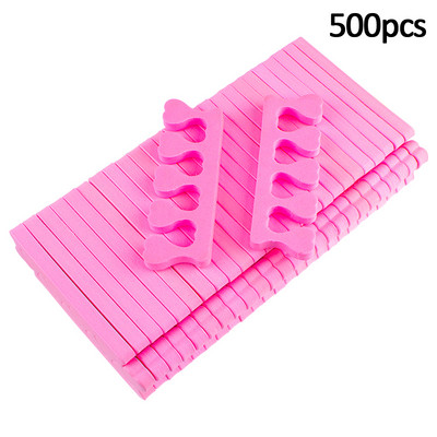 Set odvajača za prste za pedikuru od 800 KOM. Bulk Nail Art odvajači za prste Meka pjena za rastezanje nožnih prstiju za opuštajuće držanje za prste i prste