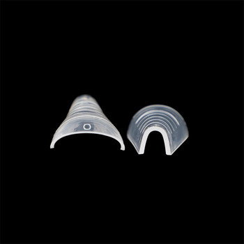 Τσάντα 60 τμχ Διπλές μορφές για επέκταση Russian Nails Art Tips Quick Builder UV Gel Top Forms Mold Ακρυλικό Εργαλείο Μανικιούρ Νυχιών