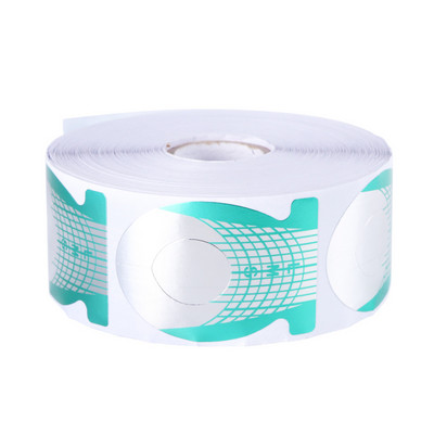 500 komada Obrasci za nadogradnju noktiju Gel za nadogradnju noktiju Manikura Francuski dizajn Gornja šablona Naljepnica za izradu rola Nail Art LA941-3