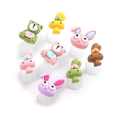 Set od 8 komada silikonskog separatora za nožne prste, korektor za Hallux Valgus u obliku slatkog cvijeta i životinje