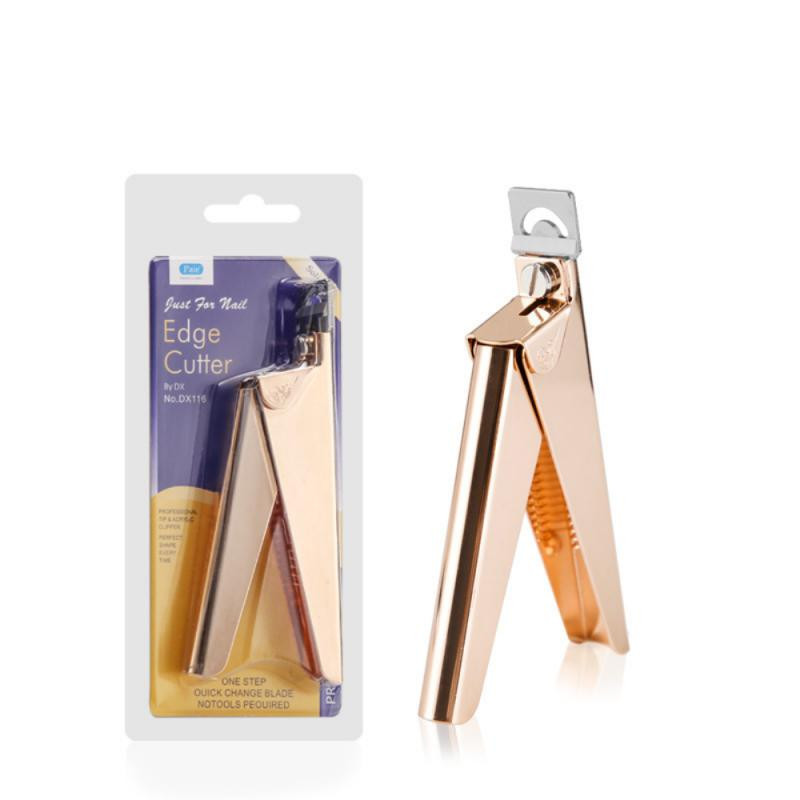 Mașină de tuns pentru arta unghiilor Mașini de tuns unghii în formă de U în formă de U Tăietoare de margini Ascuțite și rezistente din oțel inoxidabil Mașini de tuns