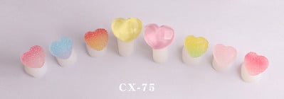 8db Candy szilikon lábujj elválasztó láb ujjelválasztó forma manikűr pedikűr ápoló köröm művészet százszorszép virágtartó tartozék