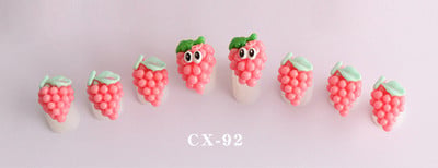 8db Candy szilikon lábujj elválasztó láb ujjelválasztó forma manikűr pedikűr ápoló köröm művészet százszorszép virágtartó tartozék