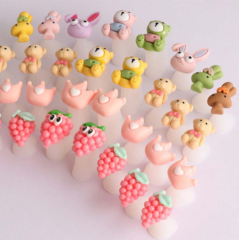 8db Candy szilikon lábujj elválasztó láb ujjelválasztó forma manikűr pedikűr ápoló köröm művészet százszorszép virágtartó tartozék