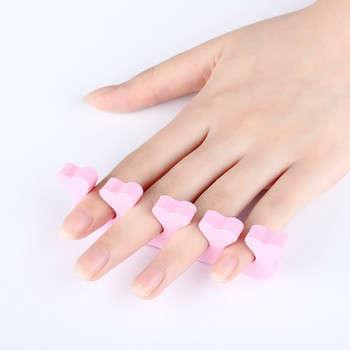 100 τμχ/Συσκευασία Επαγγελματική τέχνη νυχιών Διαχωριστικά δάχτυλα Δάχτυλα Πόδια σφουγγάρι Μαλακό τζελ UV Beauty Tools Polish Divier pedicure manicure
